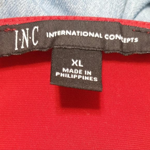 I.N.C. International Concepts Women's Gold Studded Top - Picture 4 of 4